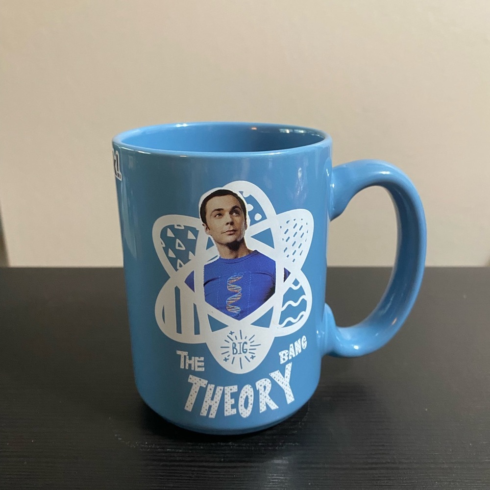 The Big Bang Theory Blue Ceramic Mug